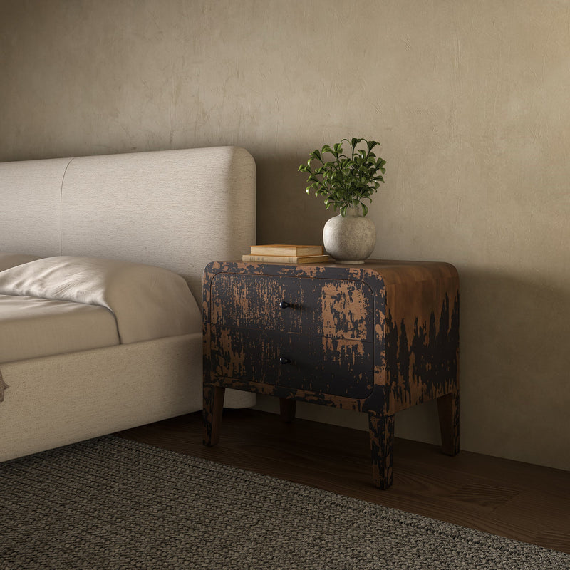 media image for Iris Nightstand Distressed Moes Home Collection Mhc Pp 1022 02 10 277