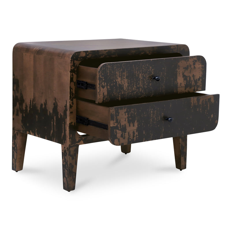 media image for Iris Nightstand Distressed Moes Home Collection Mhc Pp 1022 02 2 260