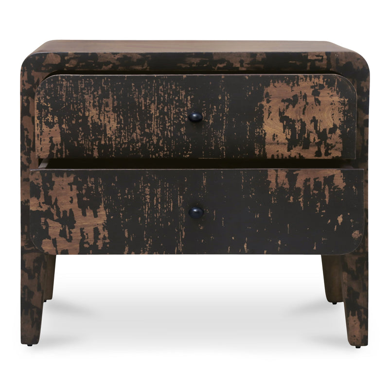 media image for Iris Nightstand Distressed Moes Home Collection Mhc Pp 1022 02 4 253