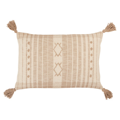 product image for Razili Tribal Pillow in Taupe & Cream 41