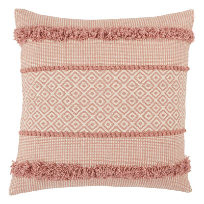 product image for Imena Trellis Pillow in Pink & Cream 13