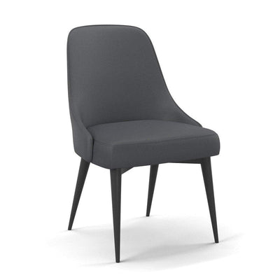 product image for Presley Fabric in Charcoal Grey 85