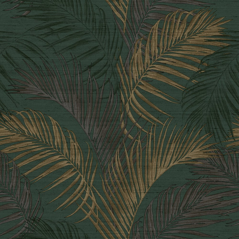 media image for Synergy Felce Tonale Wallpaper in Dark Green 29