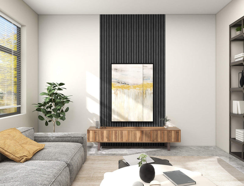 media image for Acoustica Wall Panel in Charcoal 217