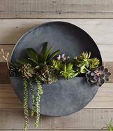 roost orbea zinc circle half circle planters by roost 2