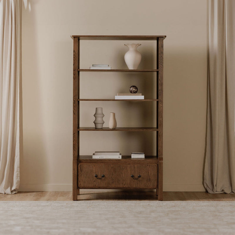 media image for Caroline Bookcase Moes Home Collection Mhc Qo 1017 03 6 286