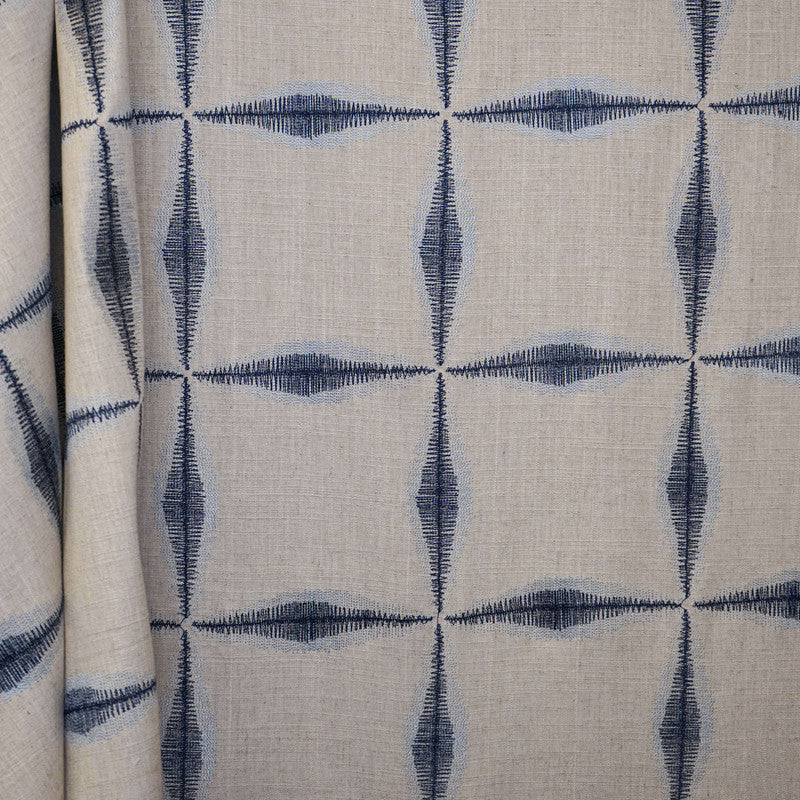 media image for Sample Quadrant Fabric in Navy/Blue 230