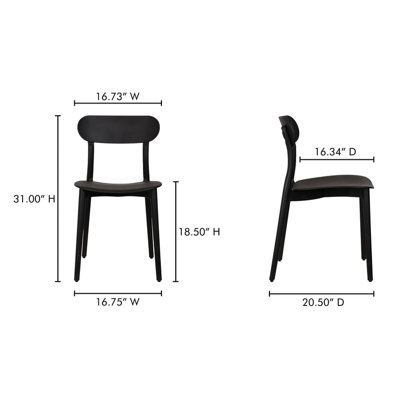 media image for Kent Outdoor Dining Chair Set Of 2 Moes Home Collection Mhc Qx 1017 02 19 228