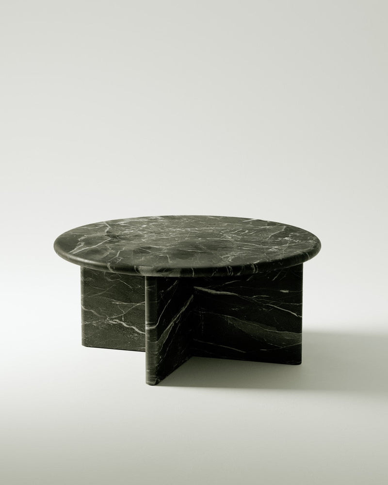media image for plinth large circular marble coffee table csl3315 slm 2 258