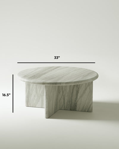 product image for plinth large circular marble coffee table csl3315 slm 16 36
