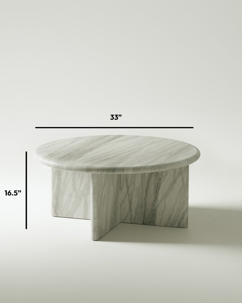 media image for plinth large circular marble coffee table csl3315 slm 16 294