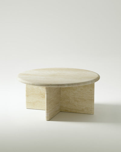 product image for plinth large circular marble coffee table csl3315 slm 4 31