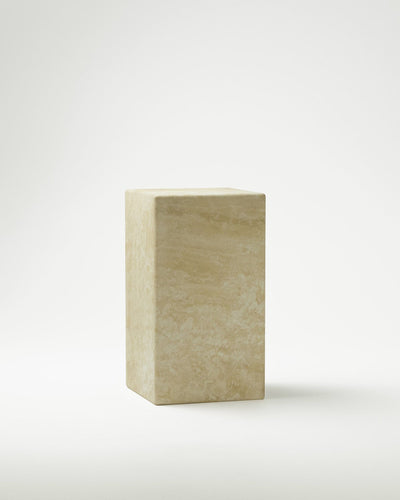 product image for plinth rectangle block marble table b22 slm 4 86