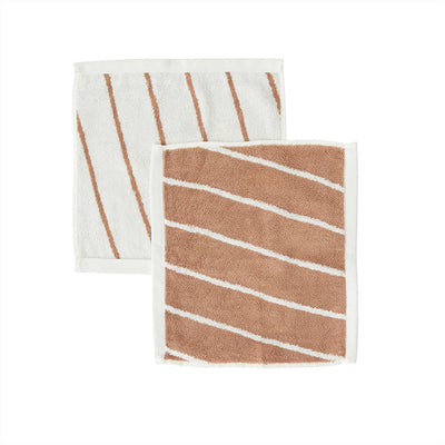 product image for raita wash cloth pack of 2 cloud caramel 1 7