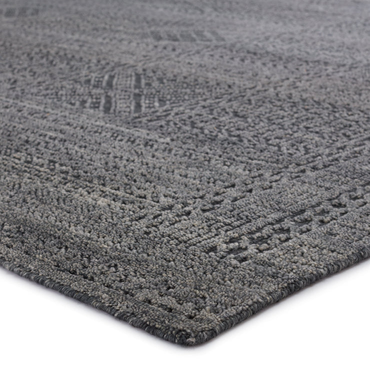 Reign Jadene Reversible Hand Knotted Charcoal & Green Rug 2