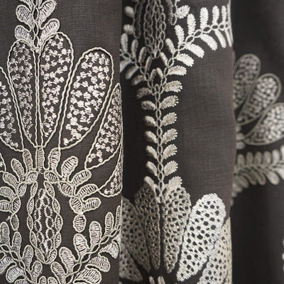 product image for Ressina Fabric in Charcoal/Silver 33