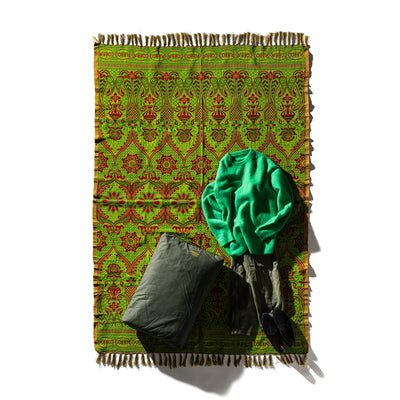 product image for Reversible Jacquard Rug - Green 61