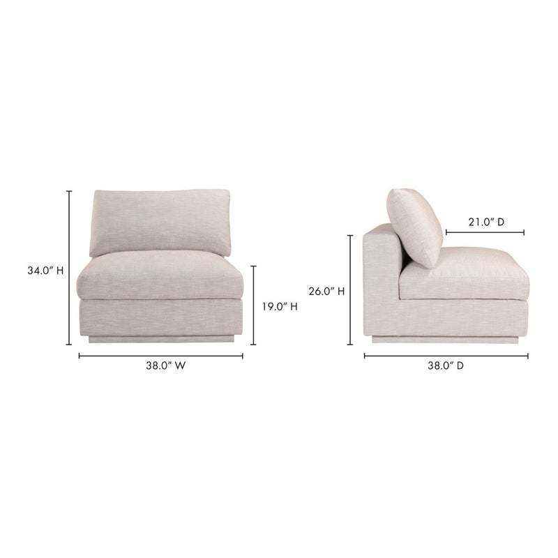 media image for Justin Slipper Chair Taupe 9 241