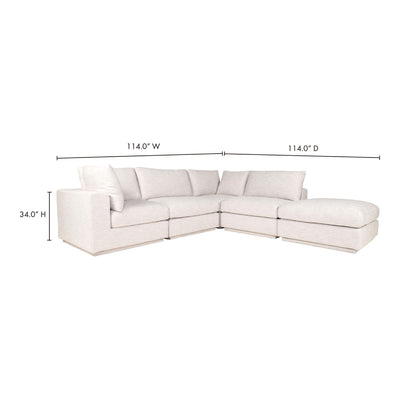 product image for Justin Dream Modular Sectional Taupe 5 93