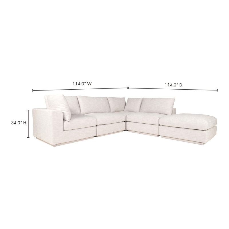 media image for Justin Dream Modular Sectional Taupe 5 21