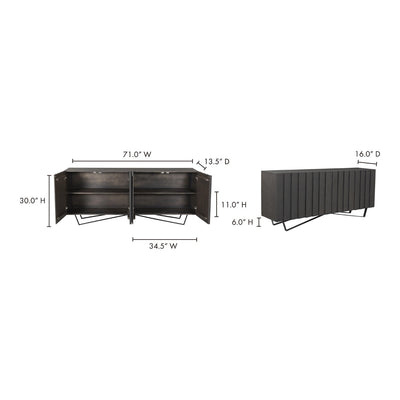 product image for Brolio Sideboard Charcoal 16 11