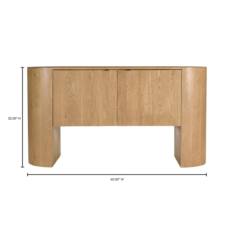 media image for Theo 2 Door Sideboard Small Natural 10 228