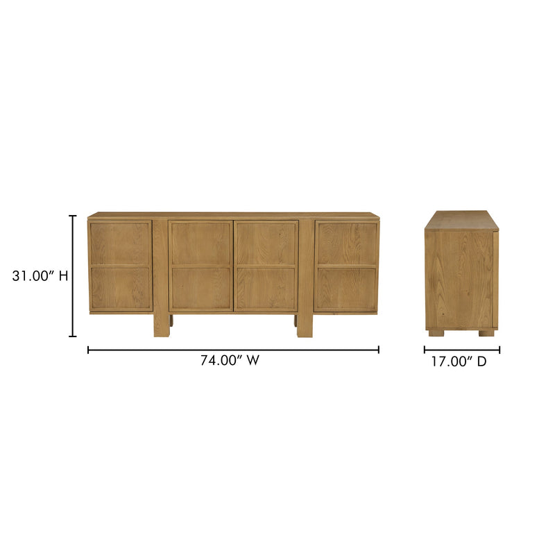 media image for Henley Sideboard Moes Home Collection Mhc Rp 1063 03 7 266