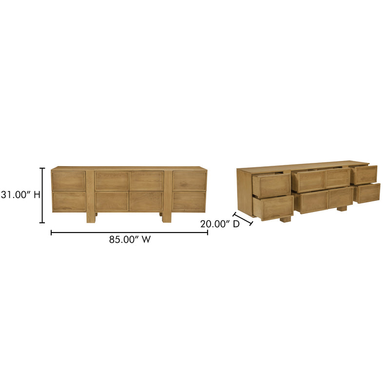 media image for Henley 8 Drawer Dresser Moes Home Collection Mhc Rp 1065 03 6 263
