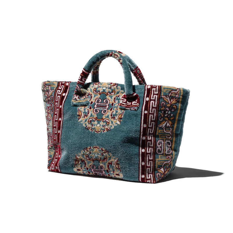 media image for Polyester Cotton Rug Fabric Bag Blue 296