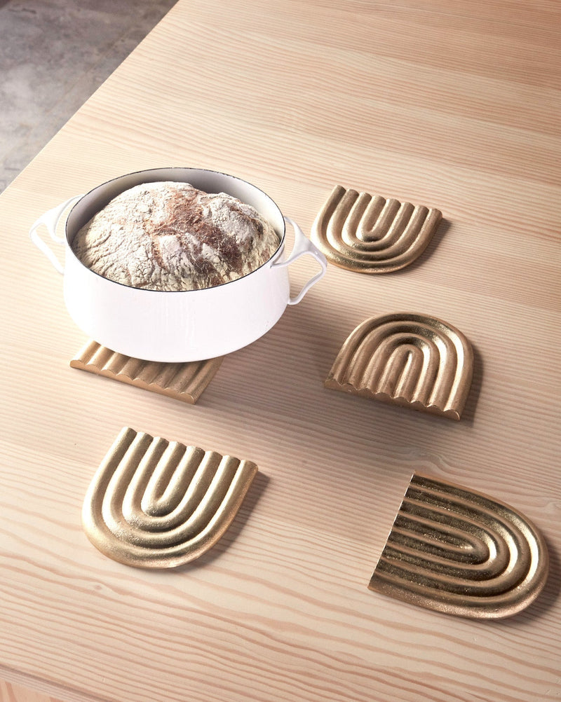 media image for rainbow trivet solid brass 3 288