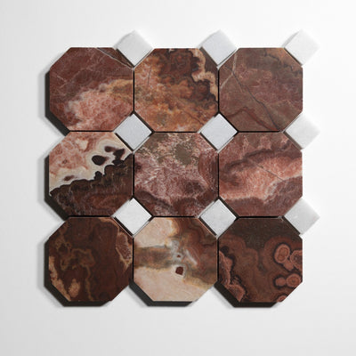 product image for red onyx 4 octagon by Designer Rug ro4oct sg 6 41