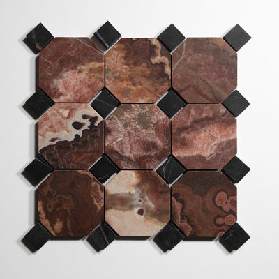 product image for red onyx 4 octagon by Designer Rug ro4oct sg 7 3