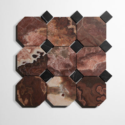 product image for red onyx 4 octagon by Designer Rug ro4oct sg 8 36