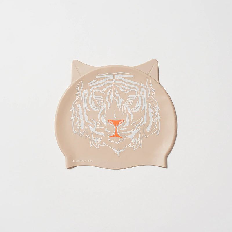 media image for swimming cap tully tiger by sunnylife s2vcapmm 1 294