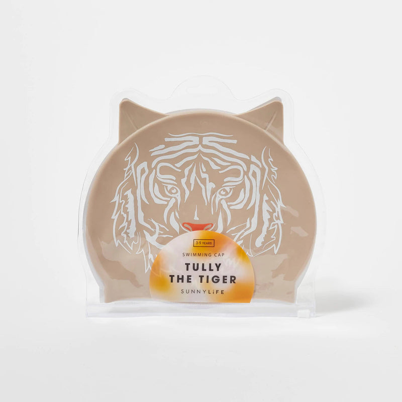 media image for swimming cap tully tiger by sunnylife s2vcapmm 2 281