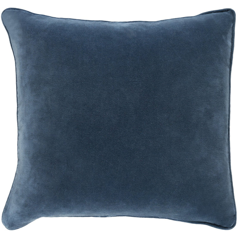 media image for Safflower SAFF-7195 Velvet Pillow in Navy by Surya 20