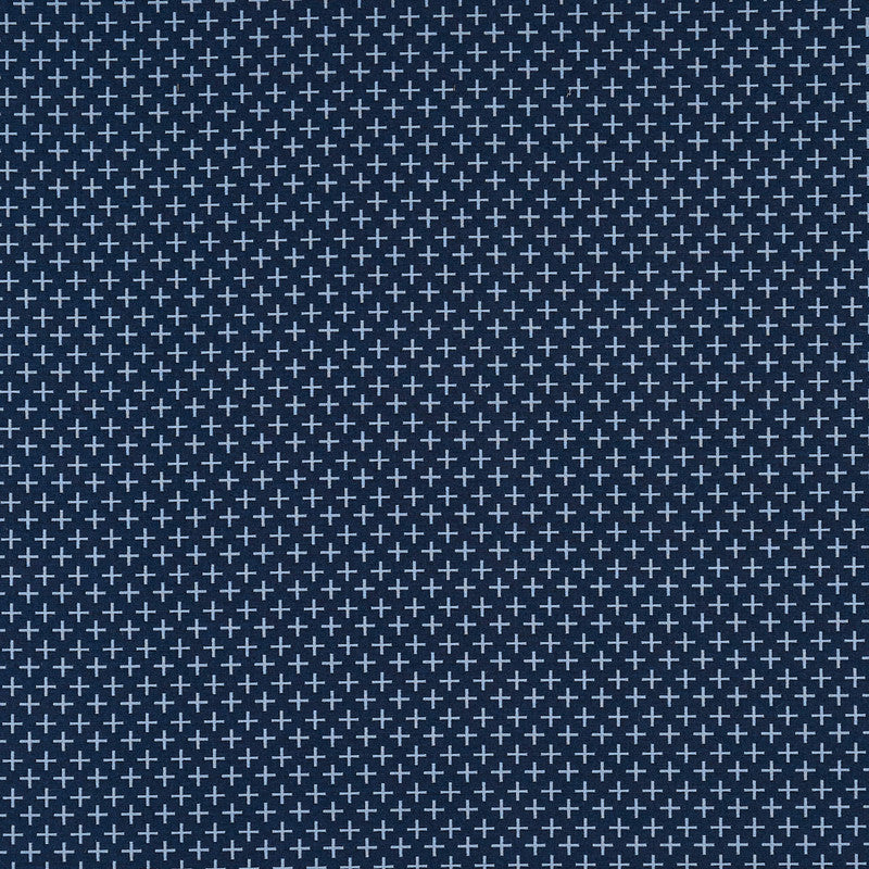 media image for Sample Scandinavian Fabric in Cobalt Blue 257