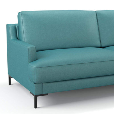product image for Silken Fabric in Teal Blue 41