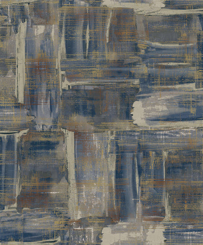 product image of Sample Abstract Wallpaper in Gold/Blue 582