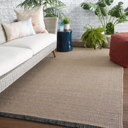 savvy handmade indoor outdoor solid tan black area rug by jaipur living 5