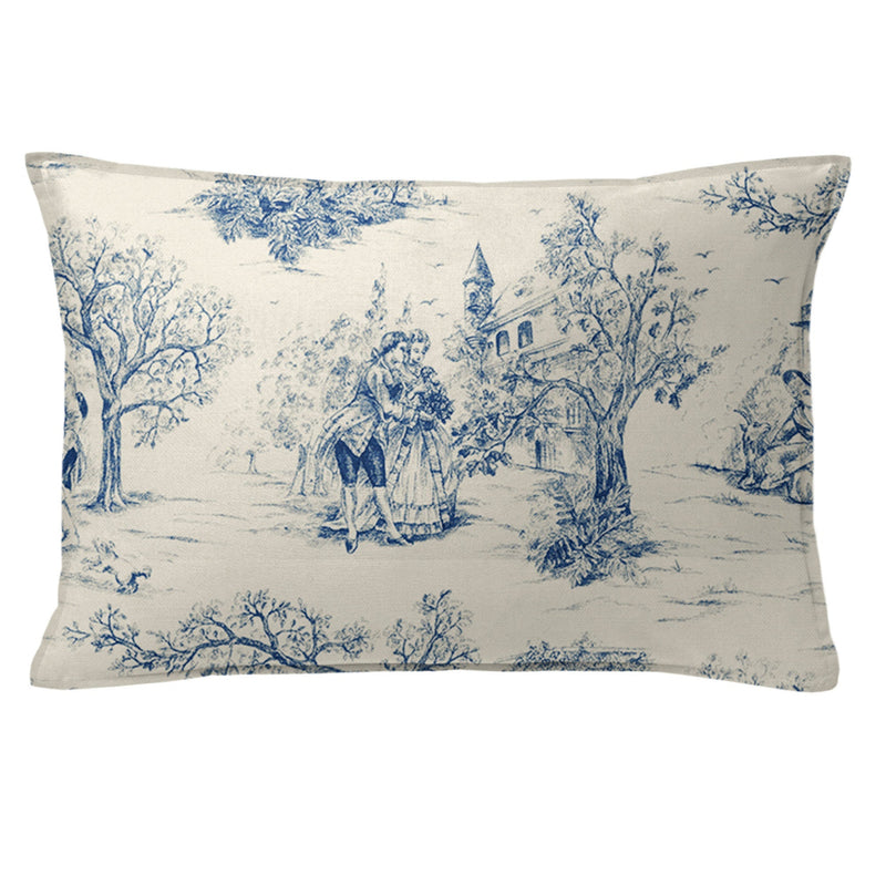 media image for archamps toile blue bedding by 6ix tailors arc clg blu cmf fd 3pc 3 253