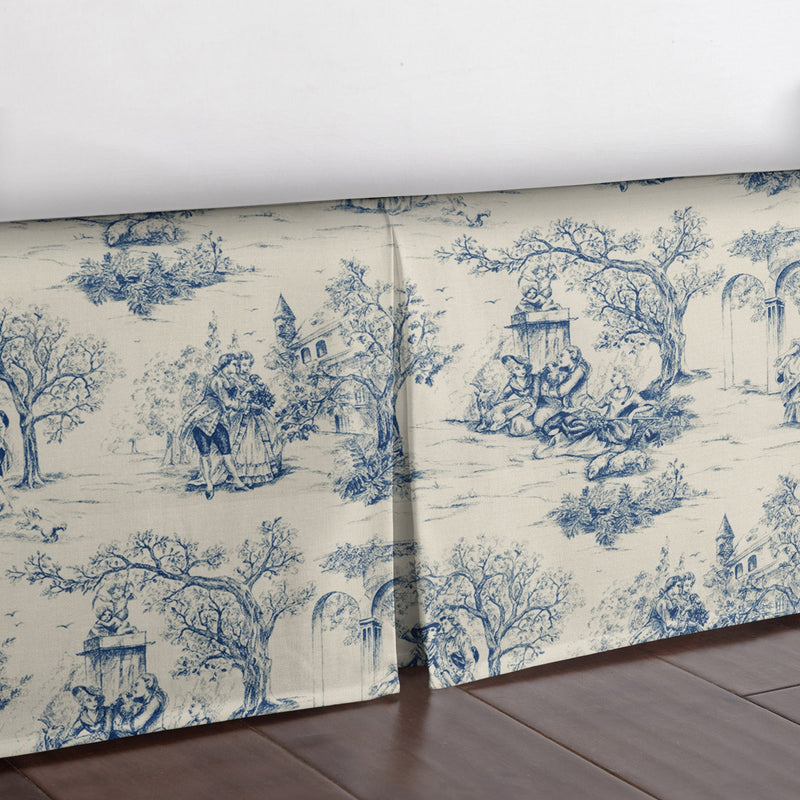 media image for archamps toile blue bedding by 6ix tailors arc clg blu cmf fd 3pc 9 239