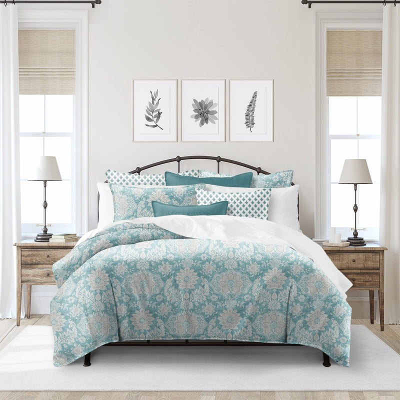 media image for osha aqua teal bedding by 6ix tailor osh med aqu bsk tw 15 15 237