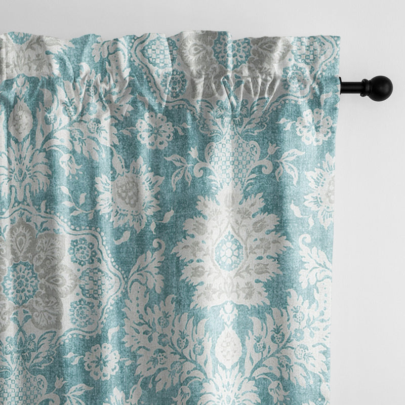media image for osha aqua teal drapery by 6ix tailor osh med aqu pp 20108 pr 1 216
