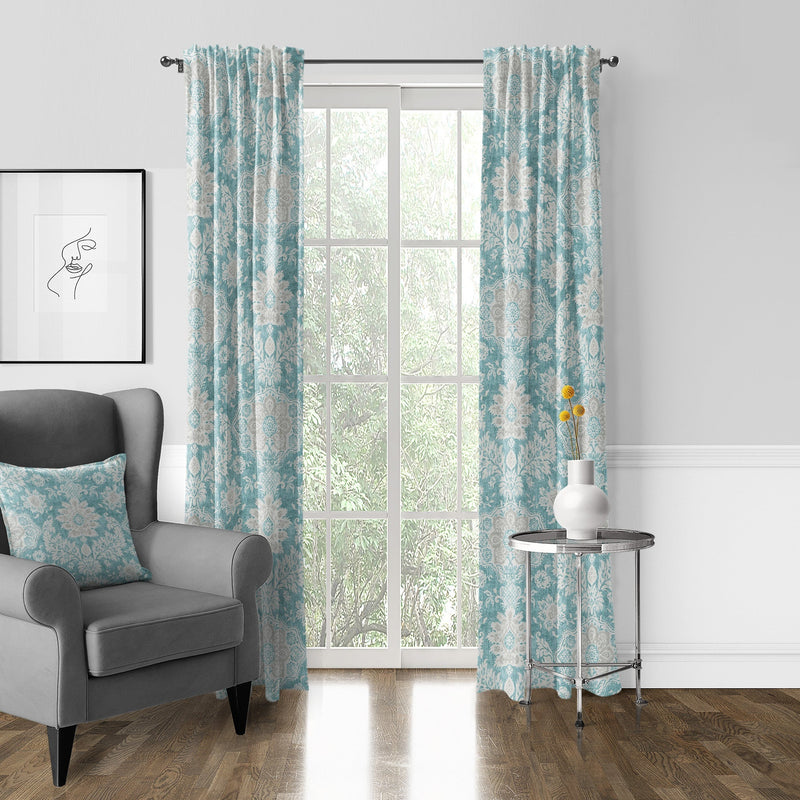 media image for osha aqua teal drapery by 6ix tailor osh med aqu pp 20108 pr 8 239