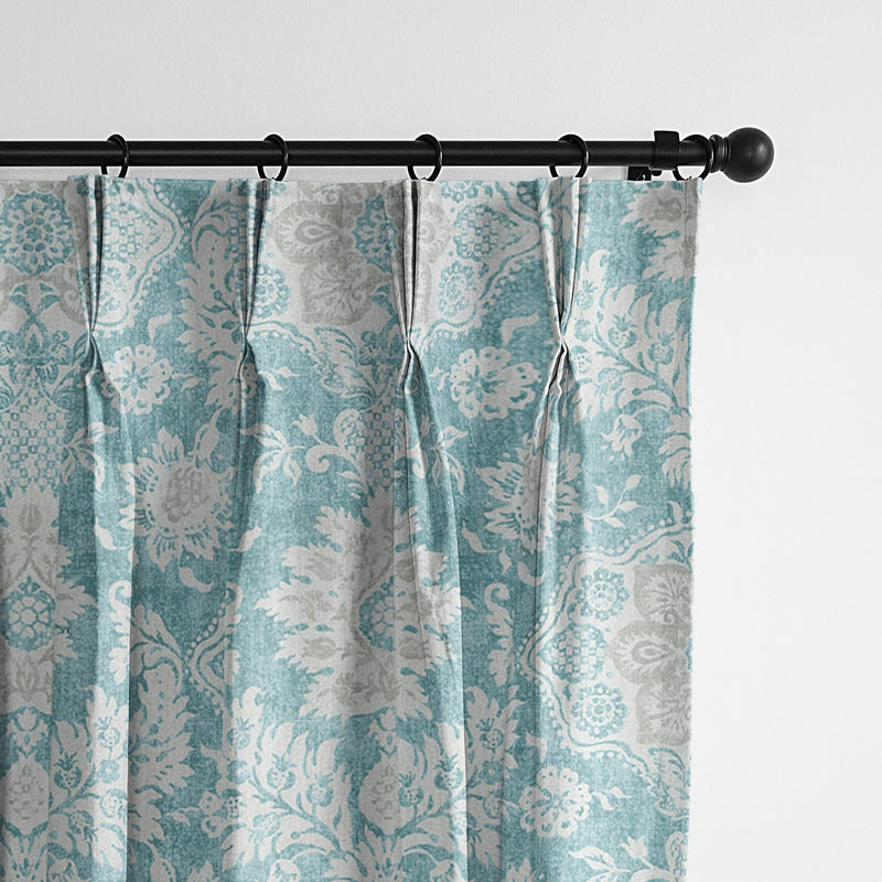 media image for osha aqua teal drapery by 6ix tailor osh med aqu pp 20108 pr 2 26