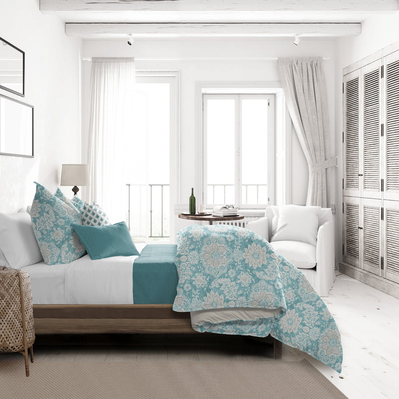 media image for osha aqua teal bedding by 6ix tailor osh med aqu bsk tw 15 11 278