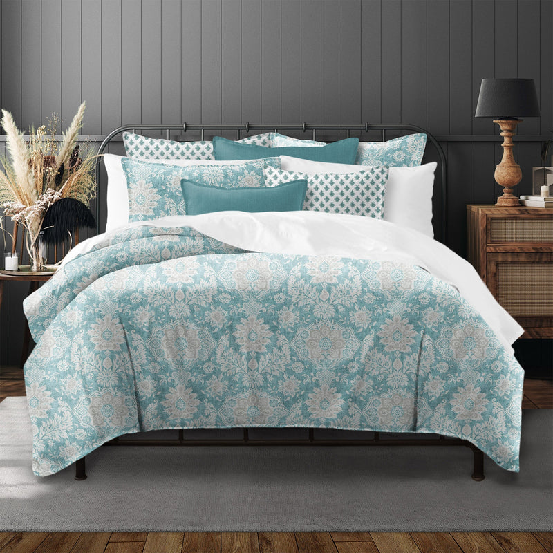 media image for osha aqua teal bedding by 6ix tailor osh med aqu bsk tw 15 14 267
