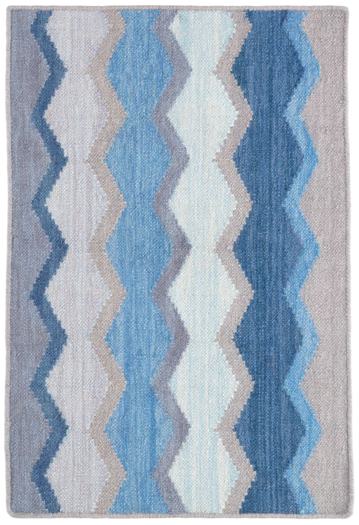 safety net blue woven wool rug by annie selke da1775 1014 new 1