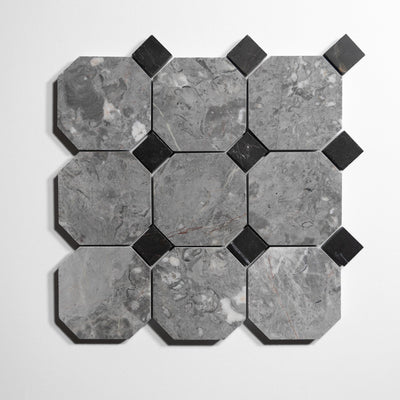product image for sage gray 4 octagon by burke decor sg4oct sg 8 86
